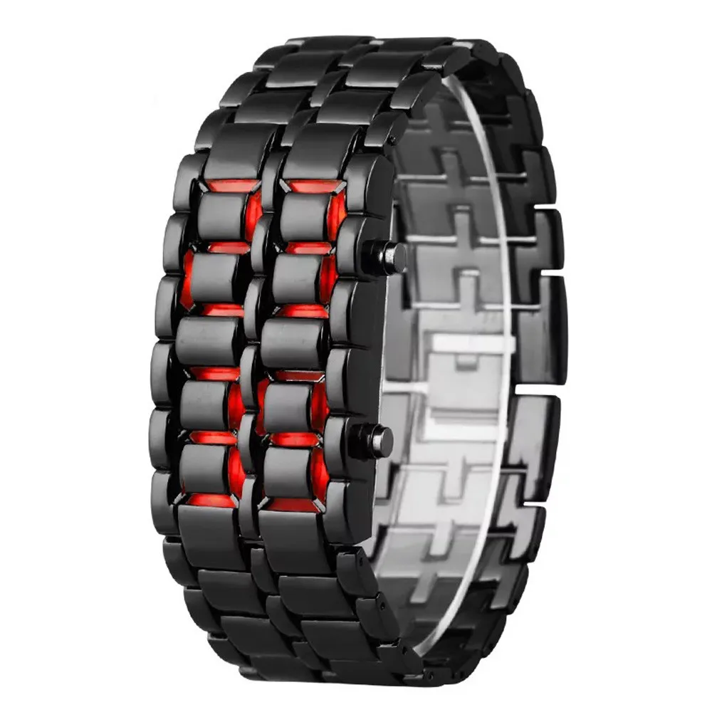 

Luxury Men's Luxury Watch Men Women Stainless Steel Digital LED Bracelet Sport Watches Casual Watches Hour Men Women New