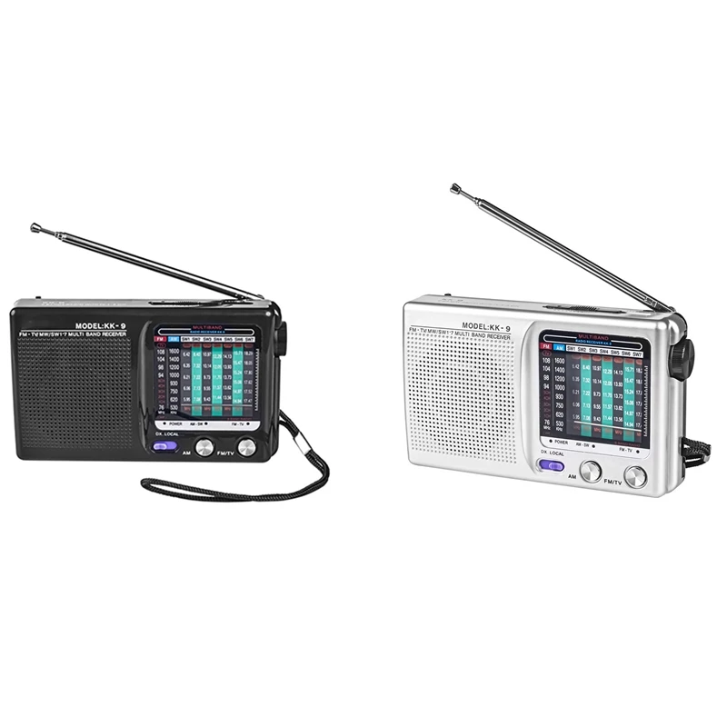 

2 шт., портативное радио HFES AM/FM/SW для использования в помещении и на улице