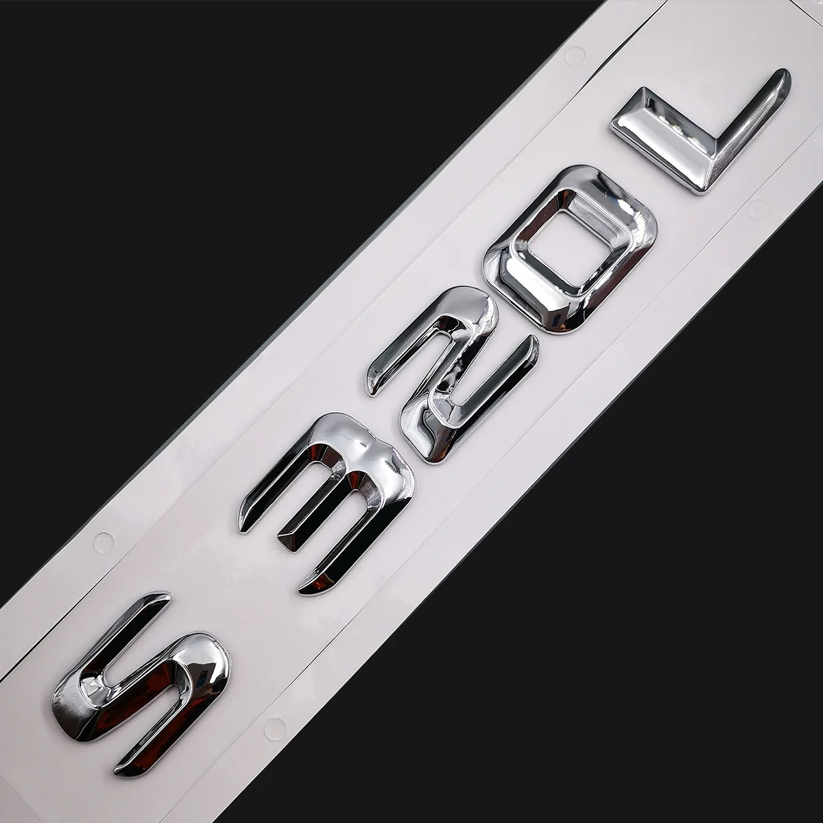 Оригинальный размер 1:1 эмблема заднего хвоста автомобиля с номером буквы стикер