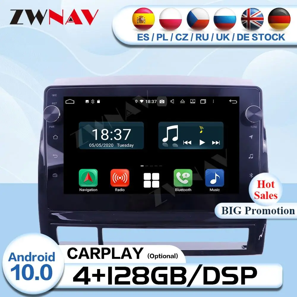 

Мультимедийный плеер Carplay, 2 Din, Android, для Toyota Tacoma 2002-2013, радио, автомагнитола, стерео, GPS, видео, музыкальный плеер, головное устройство