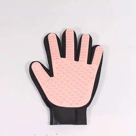 Light pink left hand Щетка для домашних собак, перчатки, шерстяные перчатки, перчатки "Кошка", перчатки для ухода за кошками, перчатки для домашних животных для кошек, аксессуары для собак для маленьких собак - Цвет: Light pink left hand