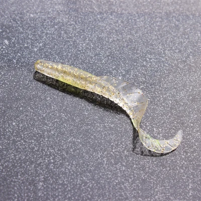 

WALK FISH 25PCS-Lot 2g Lifelike Tail Worms Lures Artificial Silicone Soft Bait Bass Pike Fishing Lure Wobbler Fish Lur