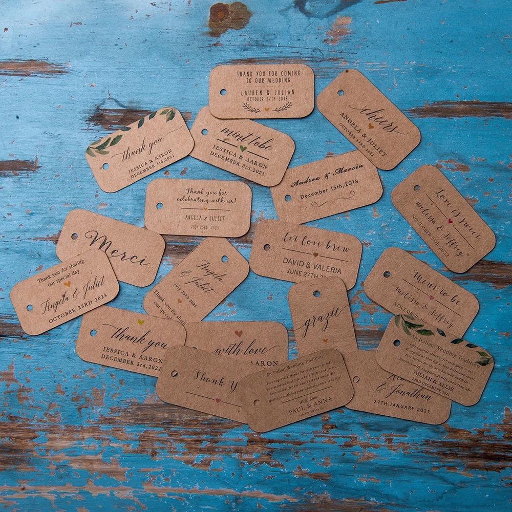 200 листов этикеток из крафт-бумаги прямоугольные этикетки индивидуальный