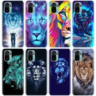 Силиконовый чехол для Xiaomi Redmi Note 10, 9 Pro Max, 10S, 9S, 8T, 8, 8A, 9, 9A, 9C, NFC, 9T, 7, с изображением короля льва