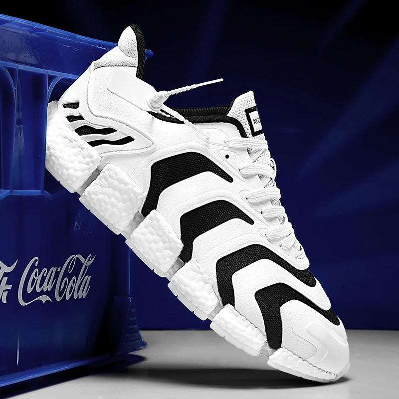 

platform autumn sneakers 2021 sports and leisure shoes for teenager men's fashion waterproof tennis jogging white shoes