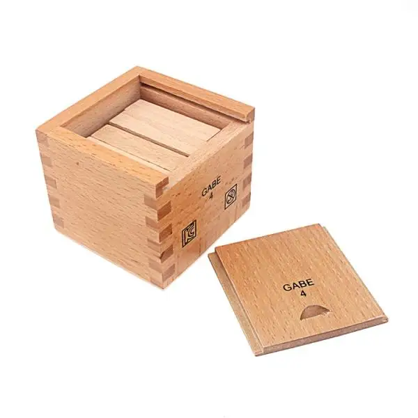 

Hand Polishing Wooden Mini Bricks Toddler Kids Building Blocks Toys with Box
