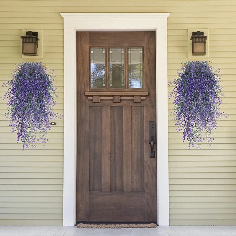 Подвесные Растения искусственный подвесной плющ пластиковая зелень для стены