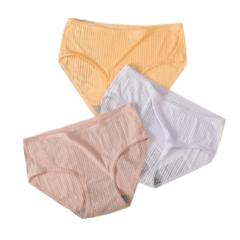 3 шт./лот сексуальные кружевные трусики женские в полоску Прозрачное нижнее белье