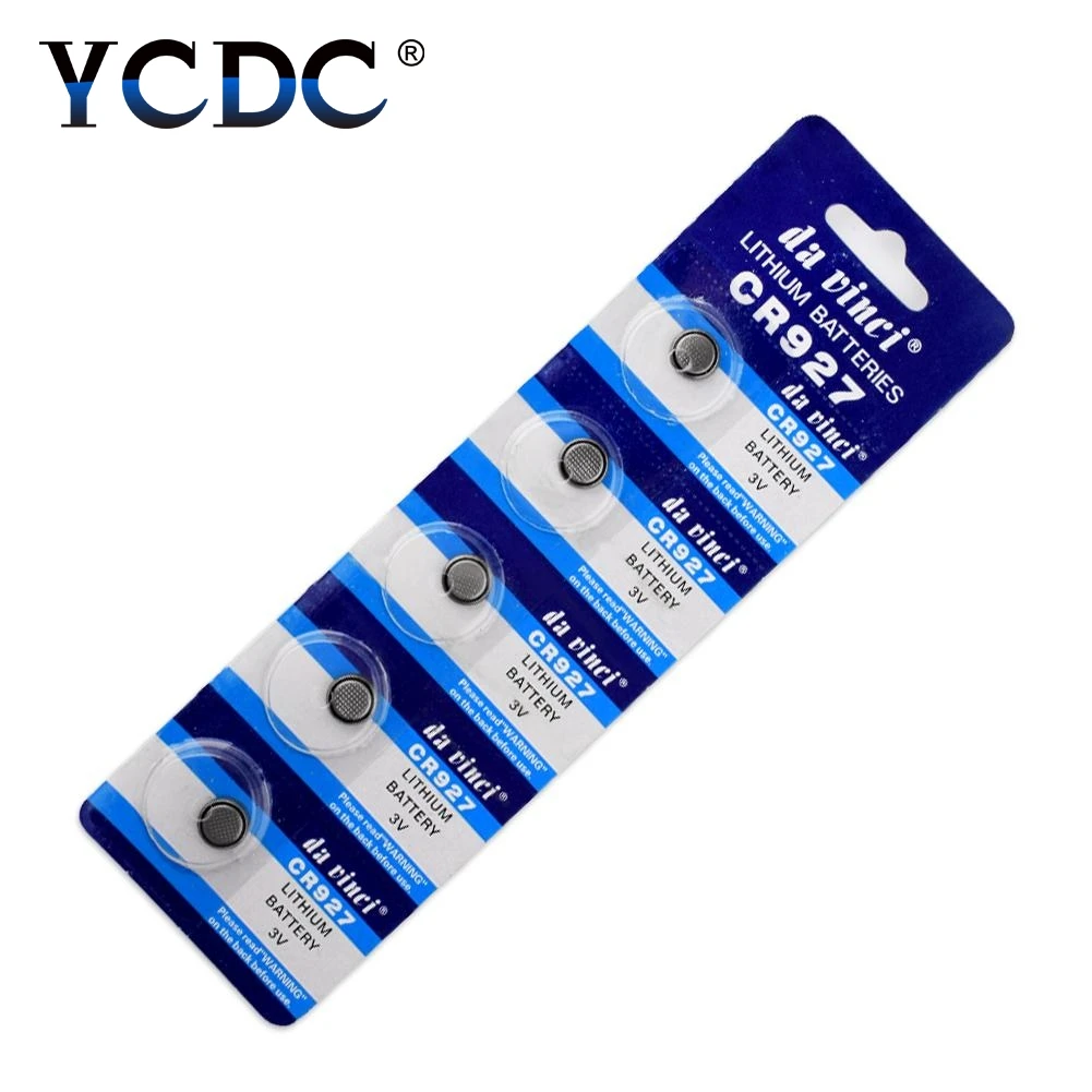 10 шт. одноразовые Литиевые Батарейки для часов 3 в CR927 DL927 BR927 ECR927 5011LC 927 |