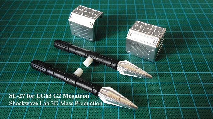 

Shockwave Lab 3D Mass Production SL-27 LG63 G2 Lao Wei Armored Weapon Accessory Pack Toy