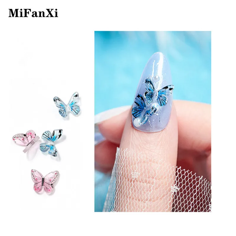 

1 Box 3D Butterfly Nail Art Decorations Acrylic Alloy Metal Butterfly Jewelry Decors Tips Nails Manicure Accessorie Tool