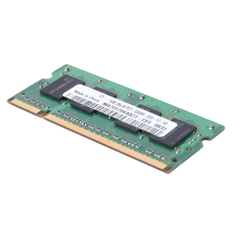

DDR2 1GB Notebook RAM Memory 677Mhz PC2-5300S-555 200Pins 2RX16 SODIMM Laptop Memory for AMD