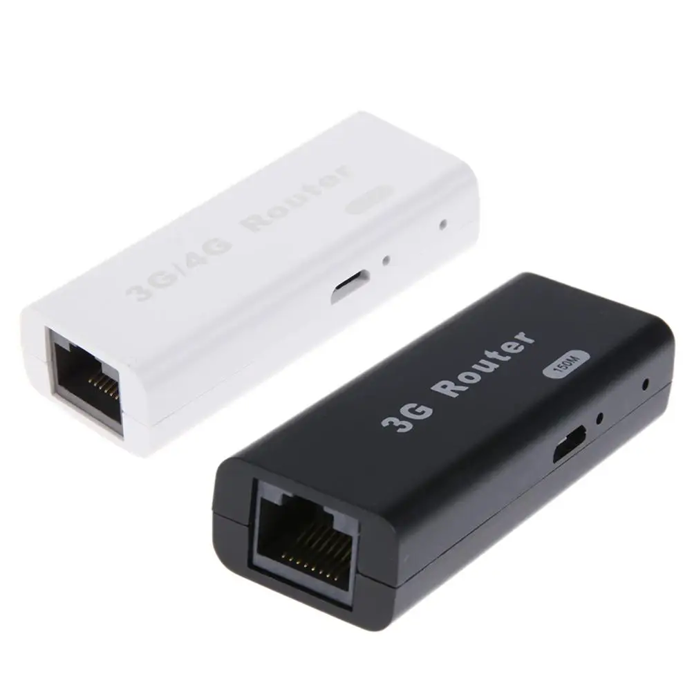 Мини-роутер 3G портативный точка доступа Wi-Fi Wlan 150 Мбит/с RJ45 USB беспроводной адаптер