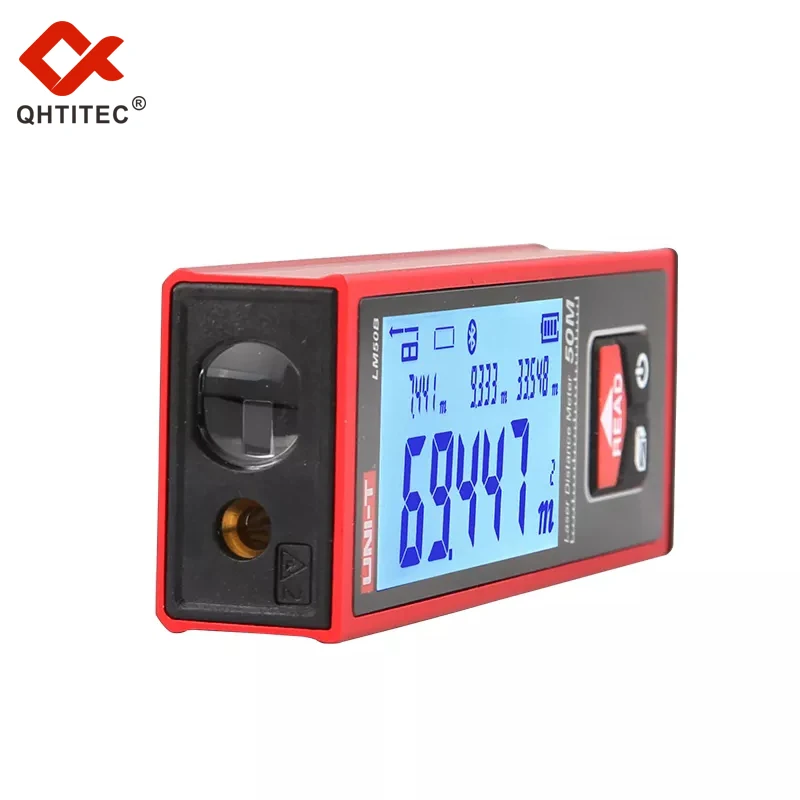 Лазерный дальномер QHTITEC LM60B измерительный прибор с Bluetooth цифровым дисплеем