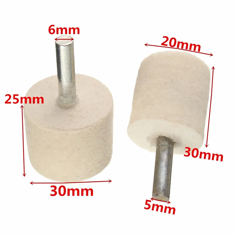 60 г Полировочный порошок из оксида церия и 2 см/3 см Набор для полировки шерстяного