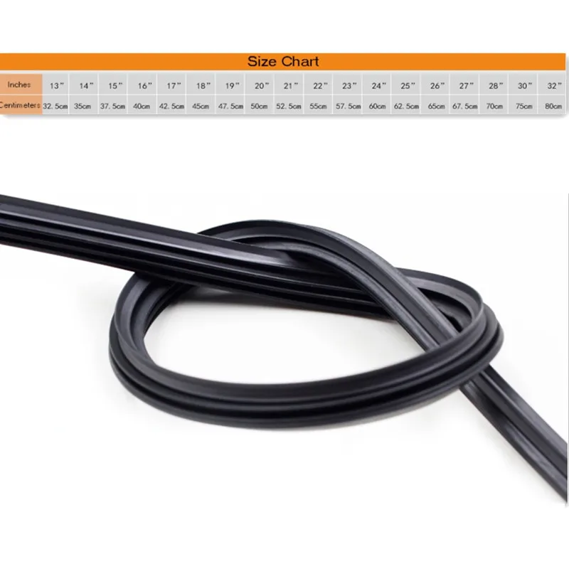 

2PCS Universal Car Windshield wiper blade Auto Vehicle Insert Soft Rubber Strip DIY PARTS AAA-Grade 6mm 26" 24" Car Accessories