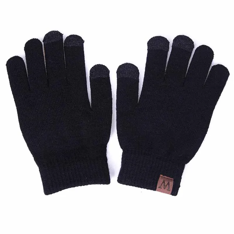Зимние перчатки GROUP JUMP 2020 женские и мужские вязаные варежки для девочек теплые