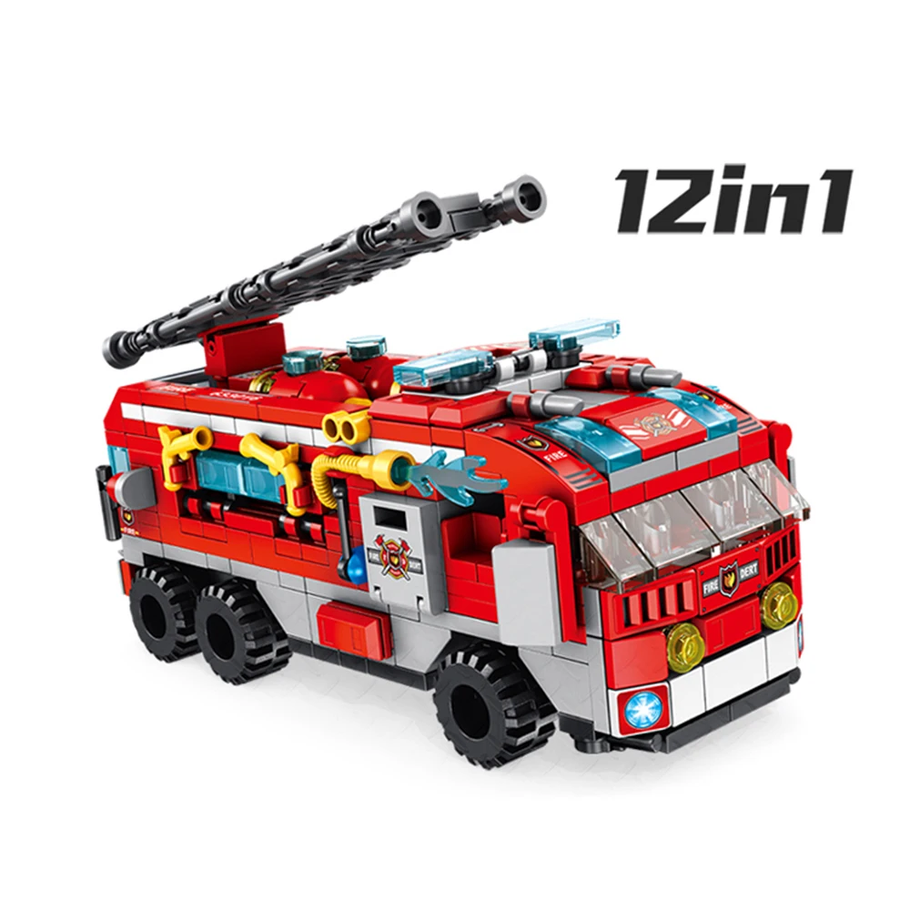 Строительные блоки 12 в 1 561 шт. совместимые с городскими кирпичами игрушки