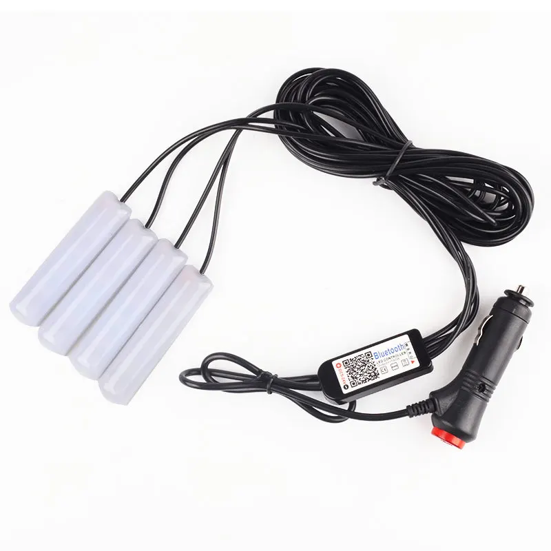 

Led car foot light atmosphere light four-in-one color light sound control light interior lighting