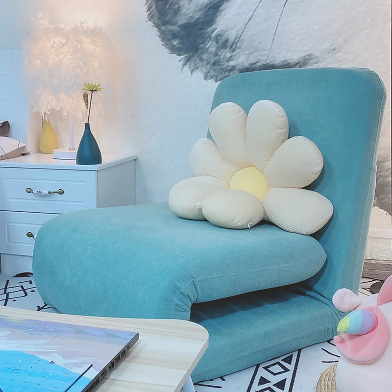 

Lazy Sofa Tatami Single Bed Foldable Sitting And Lying Balcony Bedroom Small Sofa Back Reclining Chair
