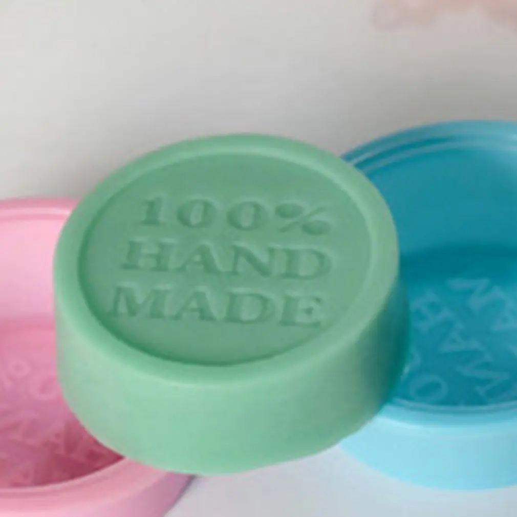 

Home Made Silicone Mold Soap Mold Fondant Cake Decorating Tools Round Shape DIY