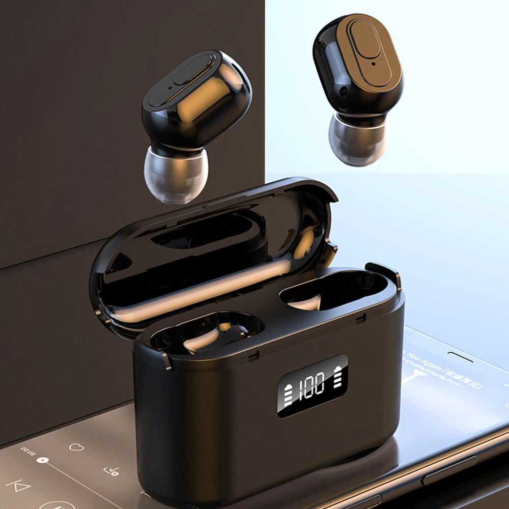 Светодиодные Bluetooth наушники с мощными беспроводными наушниками для Xiaomi Mi Poco M3 M2 X3