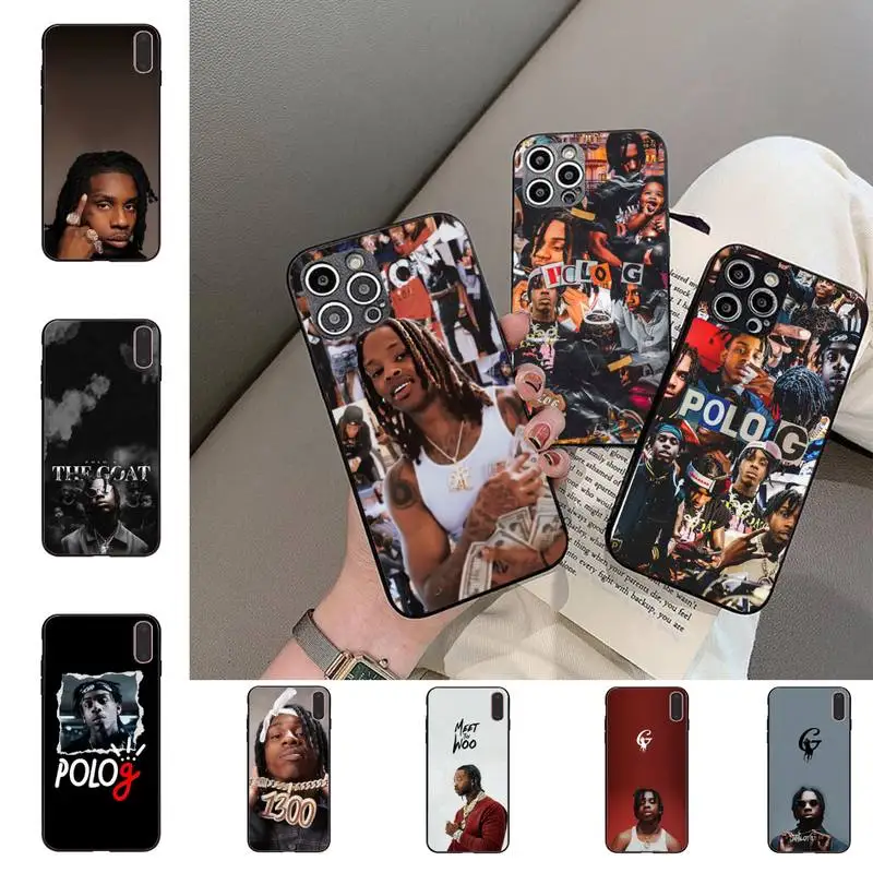 

American rapper polo g Phone Case For iPhone 11 8 7 6 6S Plus X XS MAX 5 5S SE 2020 XR 11 pro DIY capa