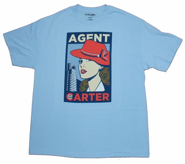 

Agent Carter Mens T-shirt - Newsprint Style Headshot Image