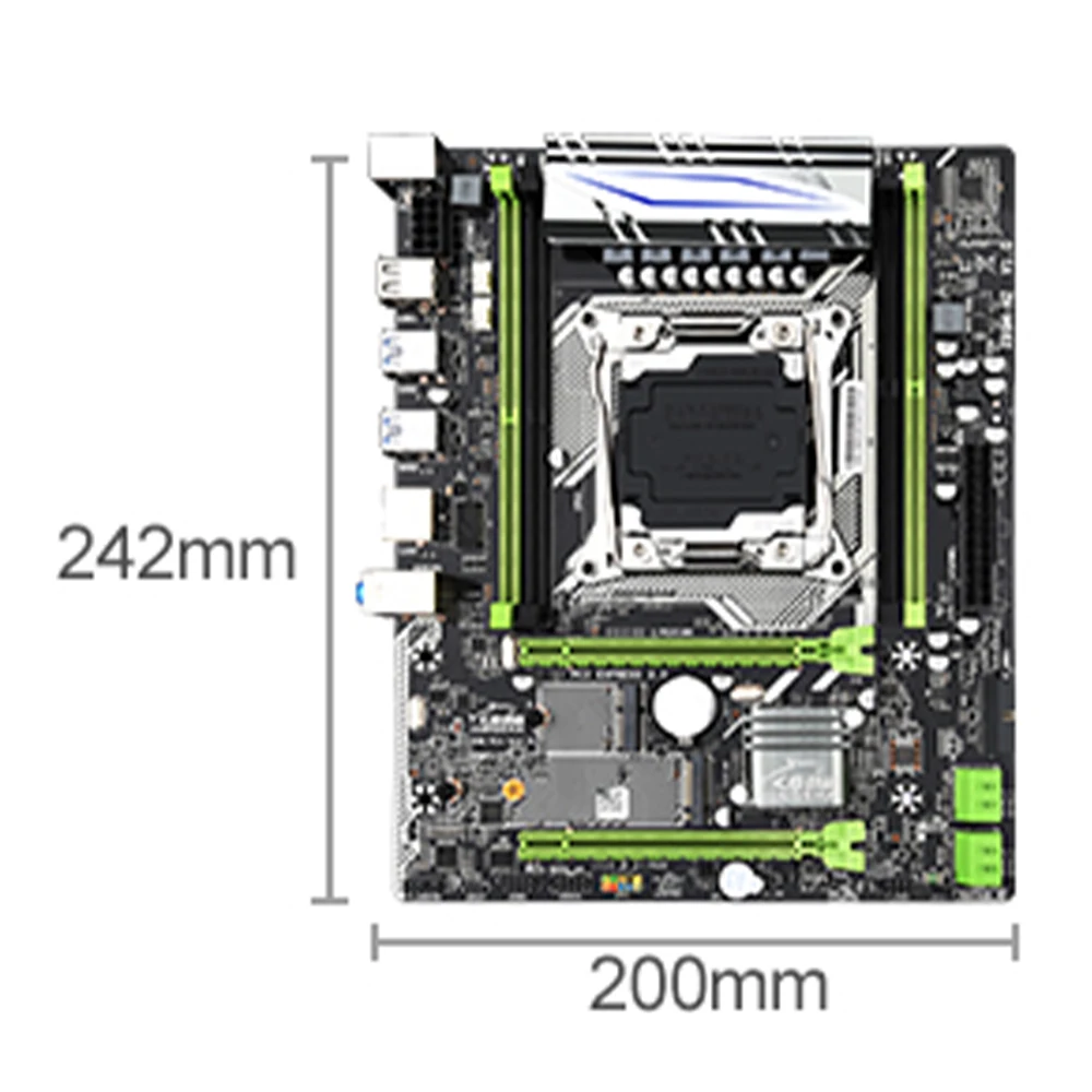 Online X99M-H2 LGA2011-V3 Professionelle 4 Kanal DDR4 Desktop-Computer Motherboard Modul USB 3,0 M.2 WIFI NUME M.2 PCI-E 16X * 2