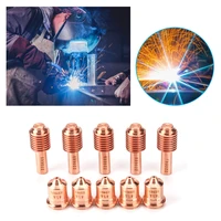 10pcs consumables parts for plasma cutting machine tips consumable parts extended torch welding soldering supplies