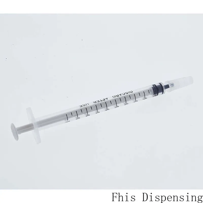 Новинка раздаточные шприцы 1cc 1 мл пластиковая с наконечником Упаковка из 100|plastic