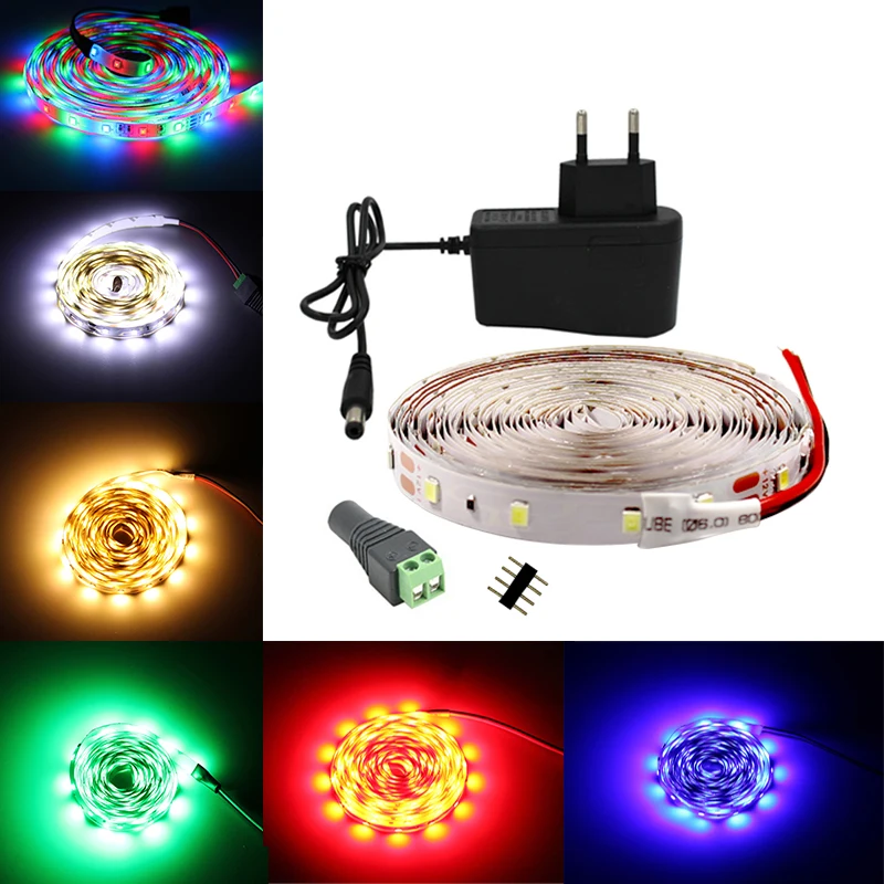 SMD2835 СВЕТОДИОДНЫЙ светильник 12 в 60 светодиодный s/m неоновая Диодная лента RGB теплый белый зеленый красный синий гибкий декоративный светильник ing Strip