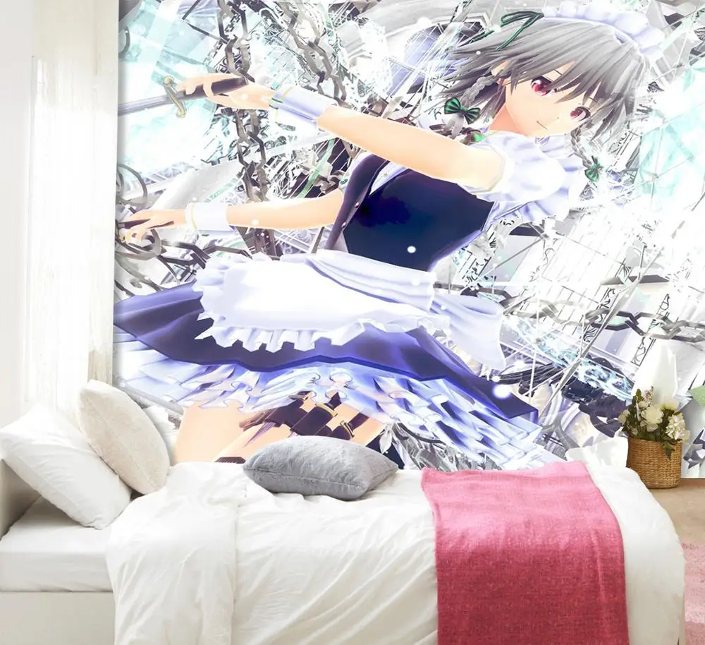 Самоклеящиеся обои с рисунком японского аниме проект Touhou 3D 650263 год | Обустройство