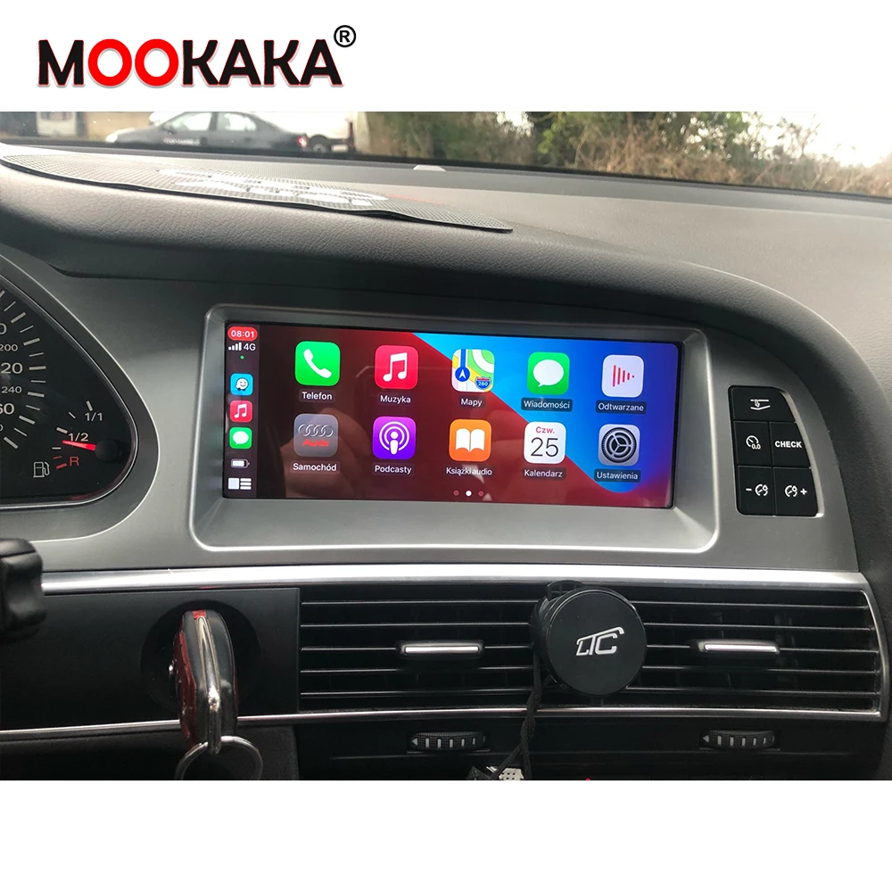 Android 10 Car Radio For Audi A6 2005-2012 Touch Screen Multimedia Player 8+128G Carplay DVD GPS Navigation DSP Autoradio | Автомобили и