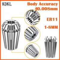 1pc er11 spring collet 0 008mm 18 23 544 55 566 57mm high precision collet set for cnc engraving machine lathe mill tool