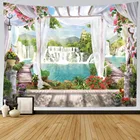 SepYue гобелен с пейзажем Настенный декор для комнаты, спальни, бохо, домашнее украшение, хиппи, Психоделическое одеяло, тонкий принт