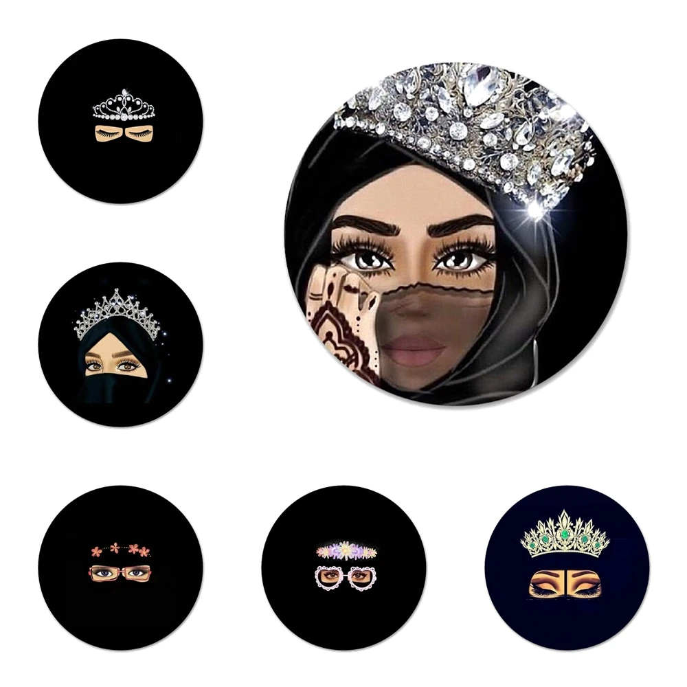 

Металлические значки декоративные Броши для женщин, в восточном стиле, украшение для рюкзака