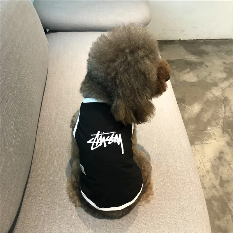 

Cotton Pet Clothes Cool Cat Vests Cute Costume for Cats Small Dogs Spring Summer Puppy Kitty Ubranka Dla Kota Pet Product OO50BX