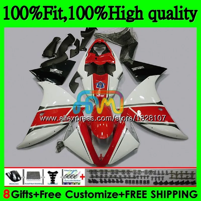 

red white hot OEM Injection For YAMAHA YZF 1000 R 1 YZFR1 13 14 124BS.1 YZF-1000 YZF R1 1000CC YZF1000 YZF-R1 2013 2014 Fairing