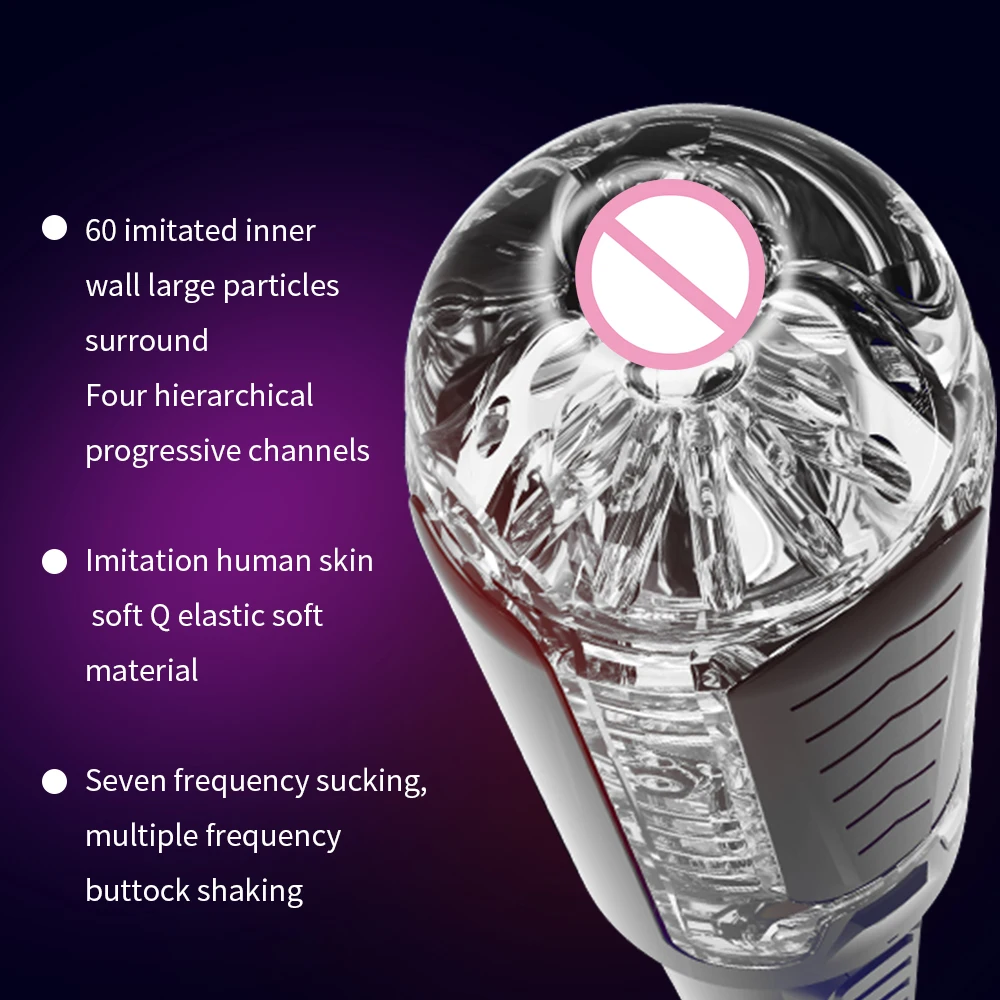 Чашка для мастурбации Глубокая глотка настоящая Вагина сильное сосание пенис