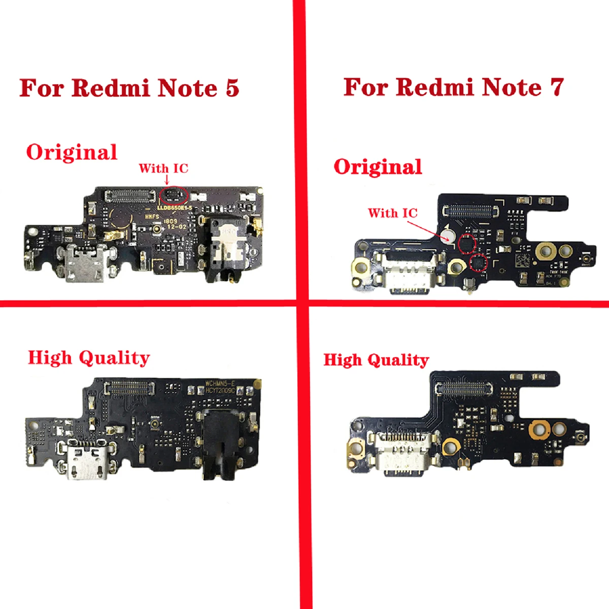 Зарядная док-станция для Xiaomi Redmi Note 5 с микрофоном и разъемом наушников | Мобильные