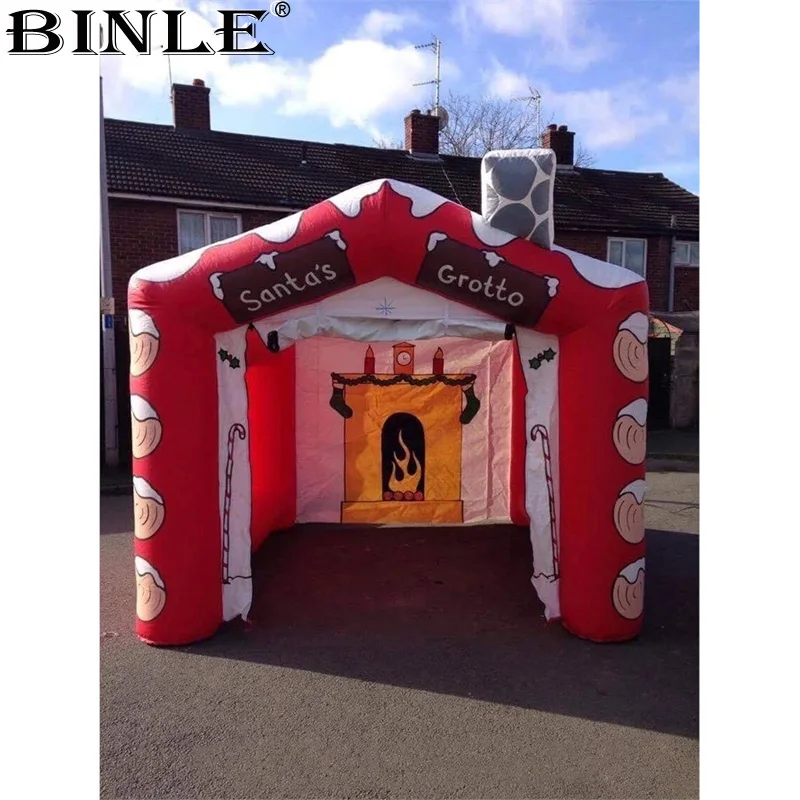 Счастливого Рождества dudget куб надувной Санта грот горячая Распродажа тема