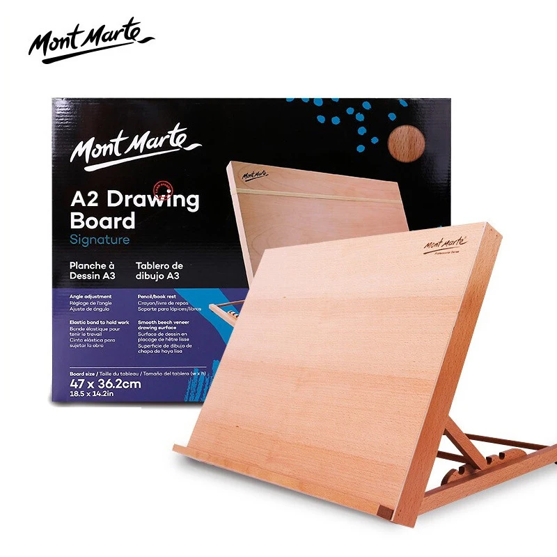 Деревянный стол для рисования доска портативный твердый регулируемый угол