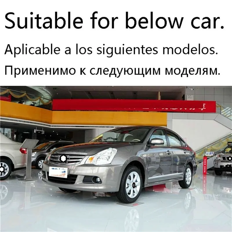 Car Chromium Auto Handle Door Steering Wheel Interior Accessory Decoration 09 10 11 12 13 14 15 16 17 18 19 FOR Nissan Sylphy | Автомобили
