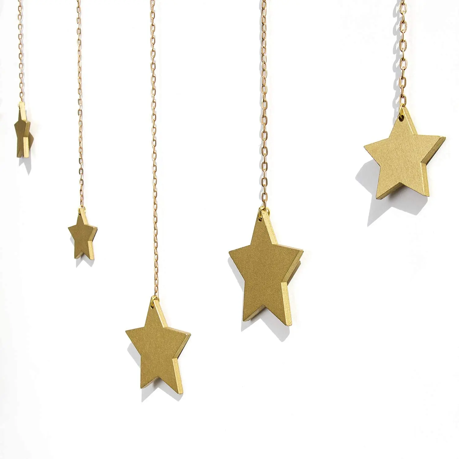 Висячая фотография деревянная гирлянда со звездами цепочки рамка для картин