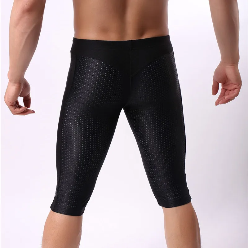 Mens Shorts Ice Silk Cool Comfort Breathable Underpants Mesh Boxer Men Underwear U Pouch Sexy Underpants Cuecas Nylon Pants