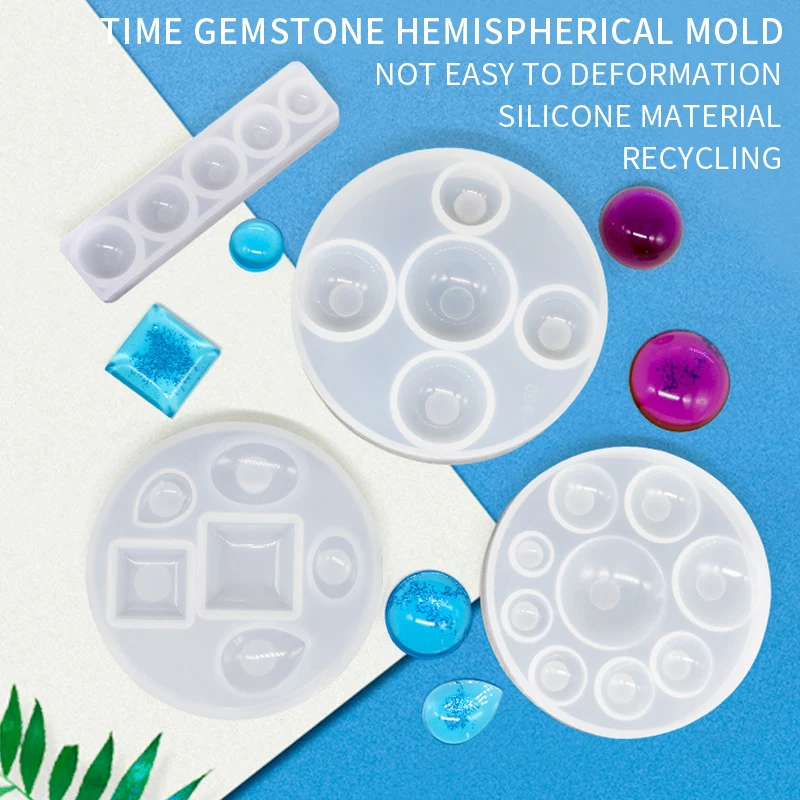 Драгоценный камень силиконовые формы помадка плесень зеркало стекло
