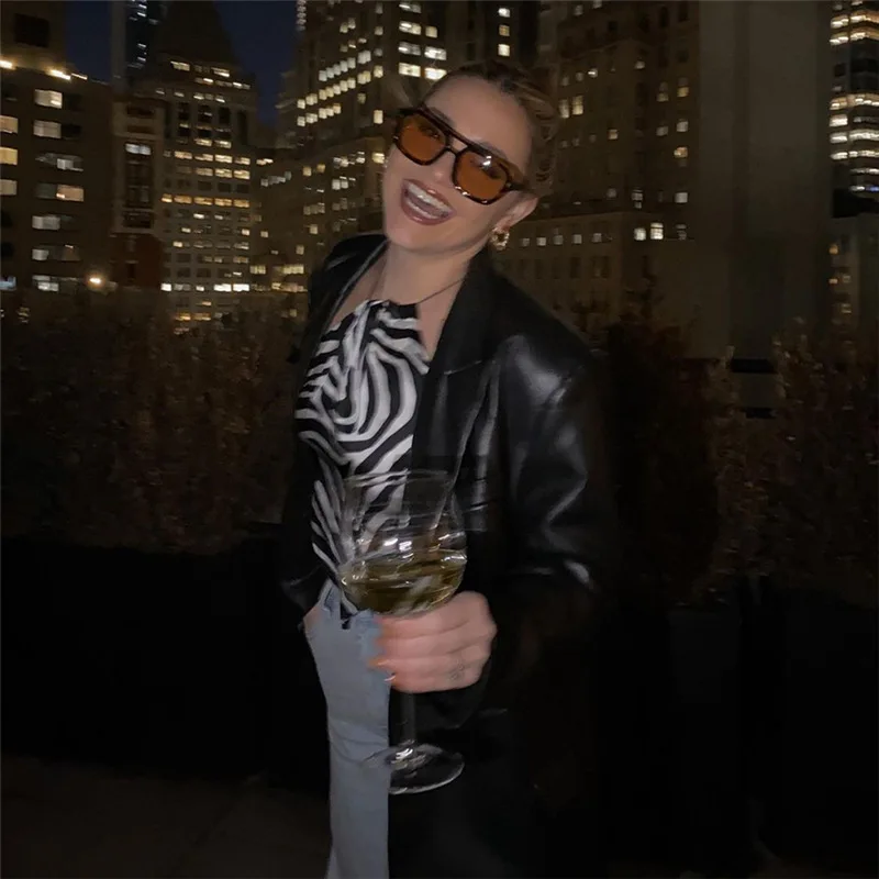 

Sexy Camis Crop Tops For Women Animal Print Fashion Halter Summer Backless Sleeveless Scarf Tank Top Cropped Casual Streetwear