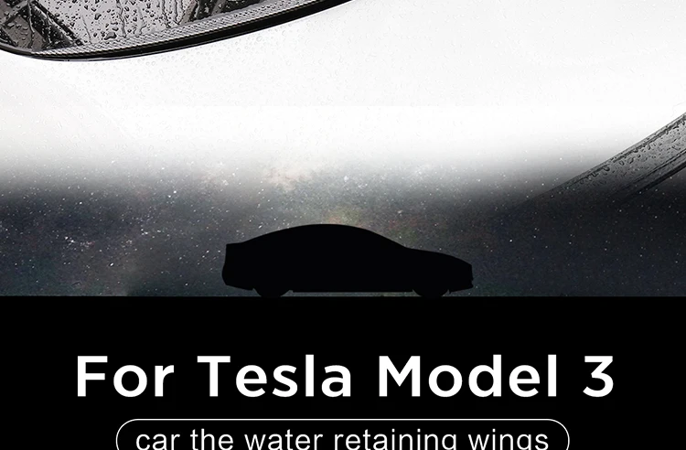 LUCKEASY автомобиль ABS водоудерживающие крылья для Tesla модель 3- купе производительность спойлер багажника КРЫЛО