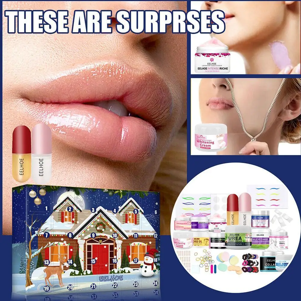 

Surprise Gift Box Christmas Day Series Beauty Makeup Gadgets 24 Piece Set Blind Boxes Randomly Issued Christmas Gift
